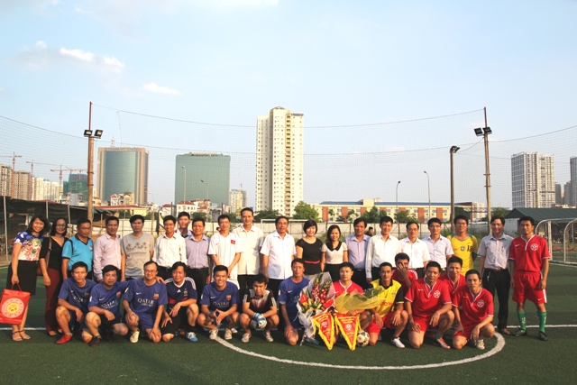 Football match held on the occasion of 59th founding anniversary of the Government Committee for Religious Affairs and Traditional Day of the State sector on religious affairs